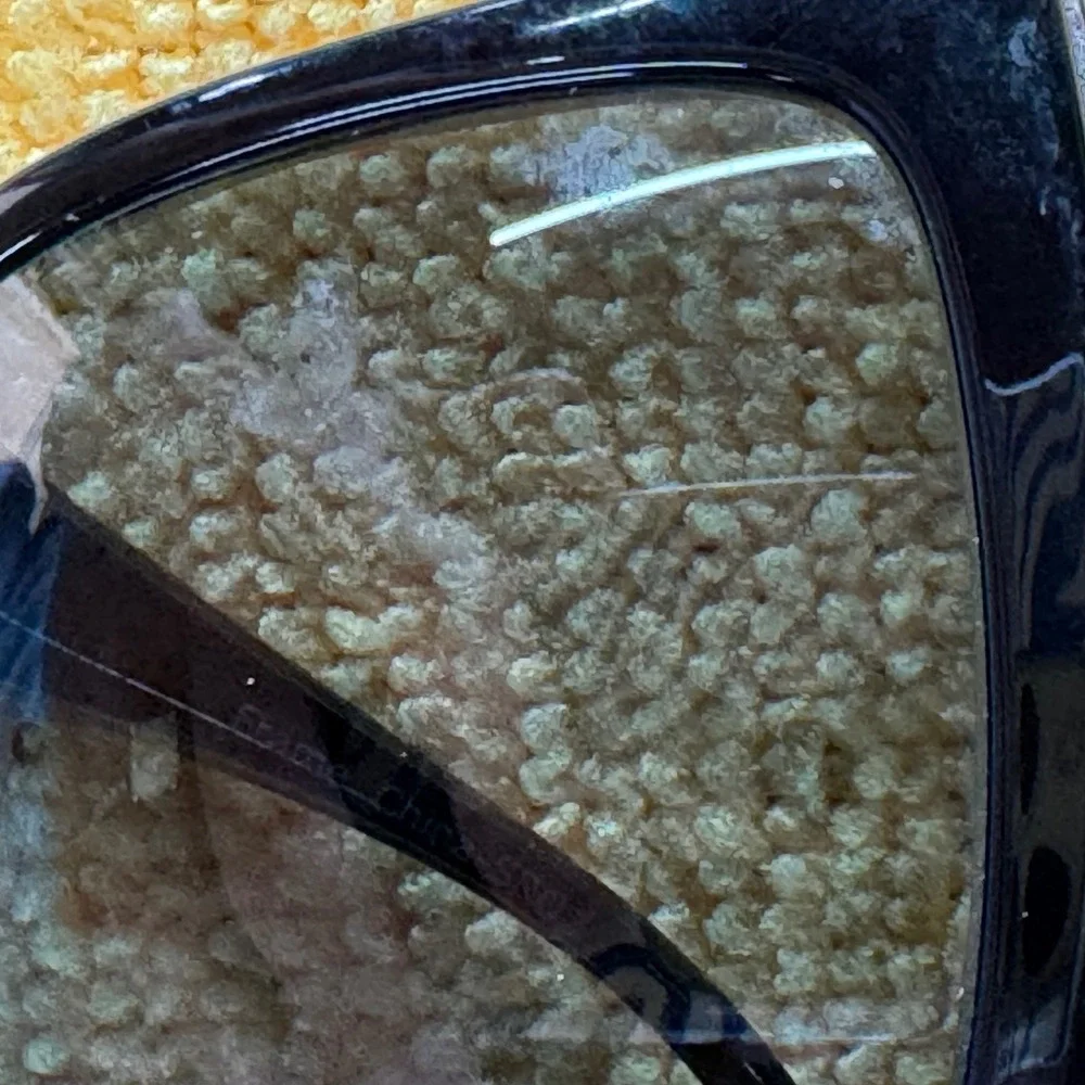 Max Cole Eyeglass Black Silver Square *FRAMES ONLY*